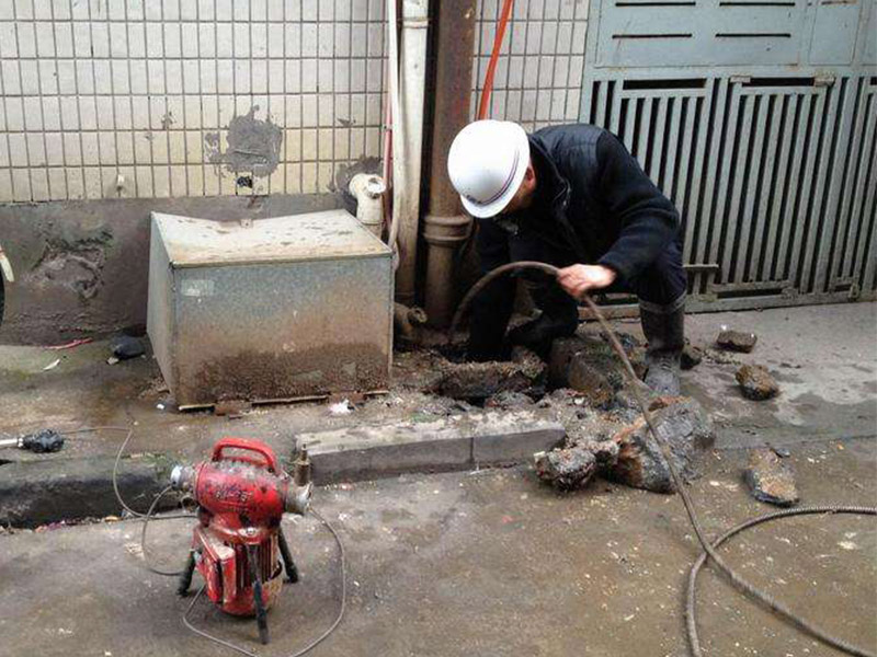 新华镇疏通下水道-洗菜池疏通